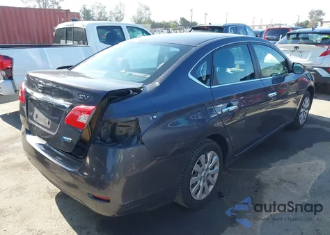 2014 Nissan Sentra Sv из США, поврежденный, VIN 3N1AB7AP6EL663055